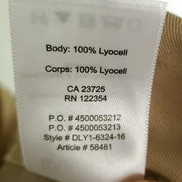 Aritzia Babaton Cohen Japanese Crepe Dress Pants Women's Size 10 Beige Khaki - Picture 10 of 14